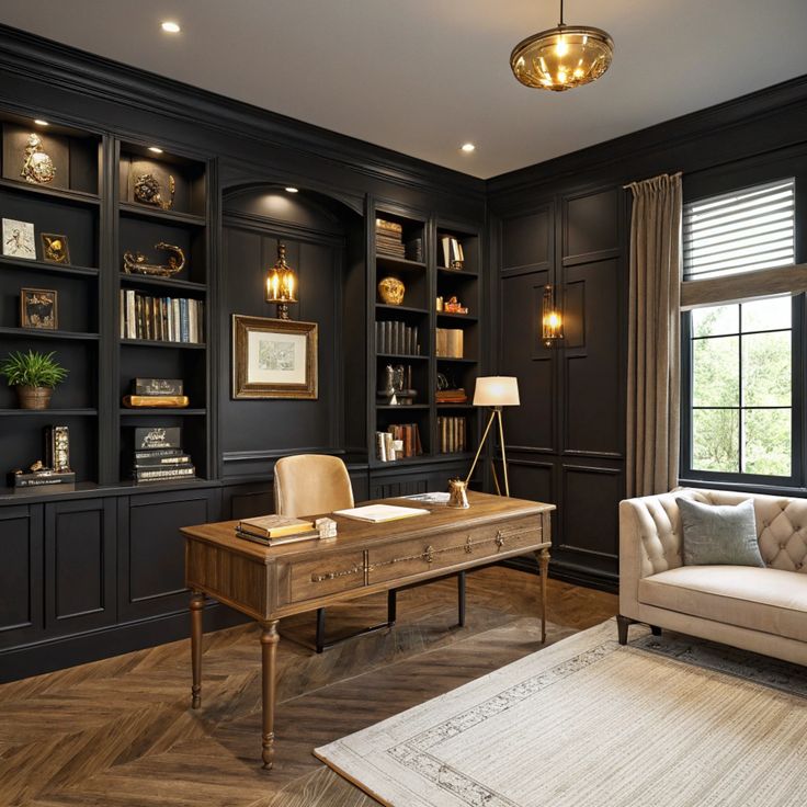 7 Dark and Moody Home Office Ideas That’ll Transform Your Work Life!
